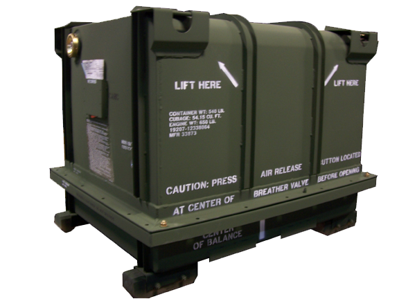 Armor Contract Manufacturing Midwest Fabricated Assemblies Green Military Container Transparent Background
