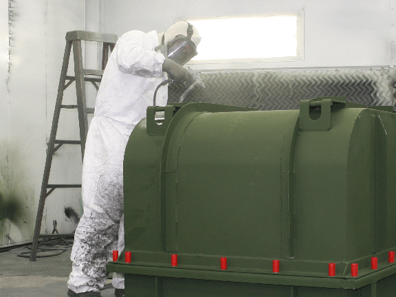 Armor Contract Cincinnati Powder Coatings Wet Paint and Finishing Process