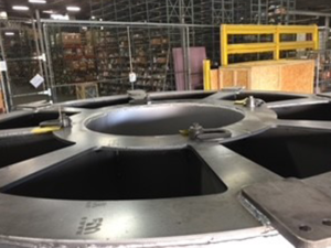 Armor Contract Cincinnati Fabrication Machine Carbon Steel in Shop