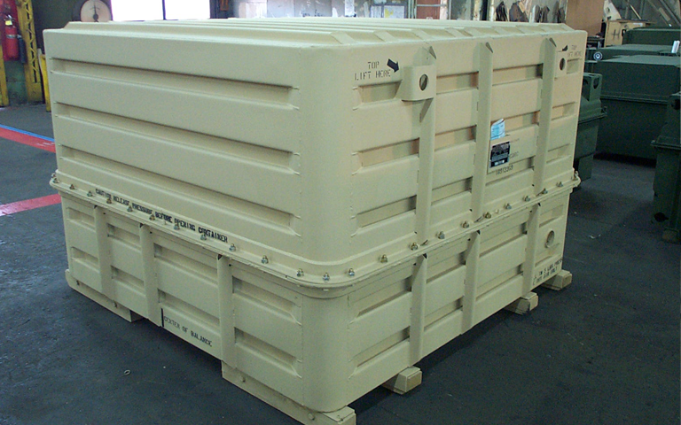 Armor Contract Manufacturing Cincinnati Contract Manufacturing Military Containers in Shop