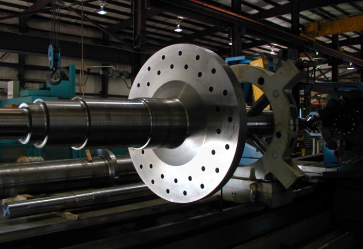 CNC Lathe with Flange holes